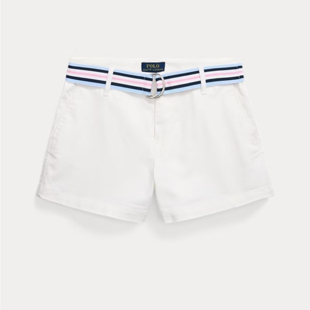 ⭐️NWT⭐️ Ralph Lauren's Girls Chino Shorts With Belt. Size 6